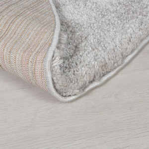 Covor Feather Soft Gri 133X133 cm, rotund, Flair Rugs - Img 3