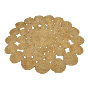 Covor forma rotunda, Lekta, Pako, Natural 150x150x0 cm