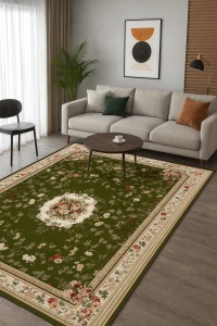 Covor, Lotos, Verde, 60x110 cm, Delta 1525 310