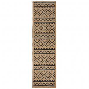 Covor Luis Natural/Negru 200X290 cm, Flair Rugs - Img 4