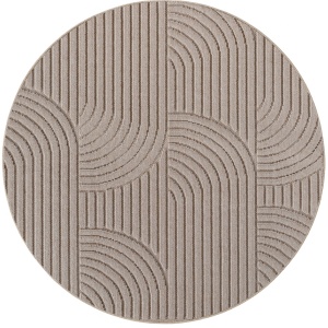 Covor rotund Helix V2 Bej 200x200 cm - Img 2
