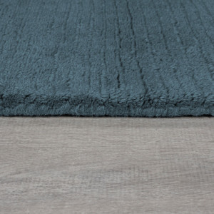 Covor Textured Wool Border Albastru 200X290 cm, Flair Rugs - Img 1