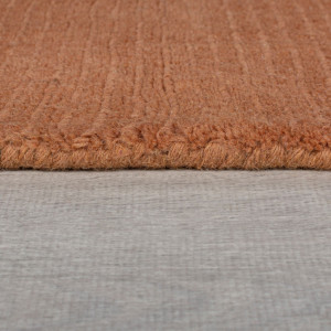 Covor Textured Wool Border Portocaliu 160X230 cm, Flair Rugs - Img 4