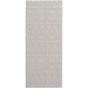 Covor traversa Helix etno V3 Crem 80x250 cm - Img 2