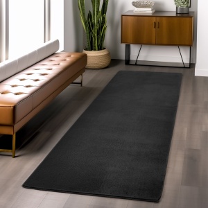 Covor traversa Joy Negru 80x150 cm - Img 2