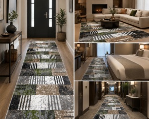 Covor Traversa, Mangil, Gri, 150x900 cm, Delta 11583 BG92