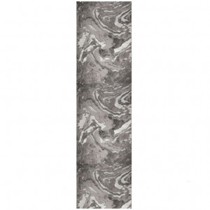 Covor traversă Marbled Argintiu 60X230 cm, Flair Rugs - Img 2