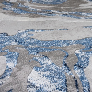 Covor traversă Marbled Bleumarin 60X230 cm, Flair Rugs - Img 4