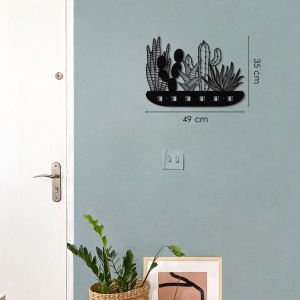 Cuier Cactus APT612 Negru 68x44 cm - Img 2