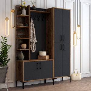 Cuier Hol Viyana D Walnut-Antracit - Img 3