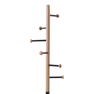 Cuier Serea Negru 30x30x175 cm - Img 2
