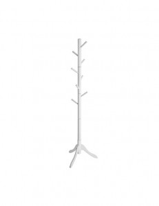Cuier tip pom, Vasagle, 8 suporti, Alb, RCR60WT, 47 x 47 x 175 cm