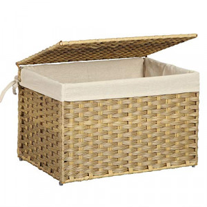 Cutie de depozitare, Songmics, Galben, 55.5x34.0x34.0 cm - Img 2
