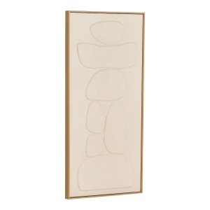 Decoratiune de perete Victoria No. 2, Bej, 4.5x60x120 cm - Img 4