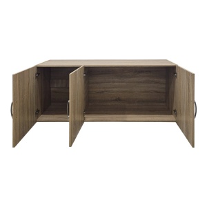 Dulap cu 3 usi, Alvia, Stejar, 51x150x60 cm - Img 2