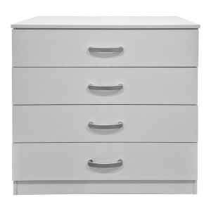 Dulap cu sertare, Athos, Alb, 80x40x79 cm - Img 3