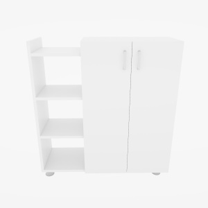 Dulap de pantofi Asus Alb 90x95x29.6 cm - Img 6