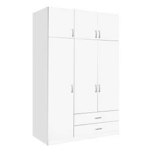 Dulap dormitor Royal Pako World Alb 150x58x230 cm