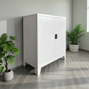 Dulap fiset din metal Armon Gri deschis 90x45x100 cm - Img 2