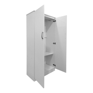 Dulap haine cu 2 usi Lego Alb 80x42x180 cm - Img 2