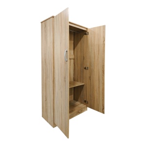 Dulap haine cu 2 usi Lego Natural 80x42x180 cm - Img 2