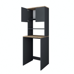 Dulap mașină de spălat KD101 Nuc 65x183.6x60 cm - Img 6