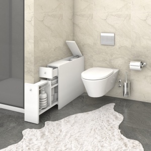 Dulap pentru Baie Smart Alb - Img 2