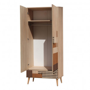 Dulap pentru haine City, Multicolor - Img 3