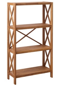 Dulap rafturi X-SHELF, Natural, 30x124x70 cm