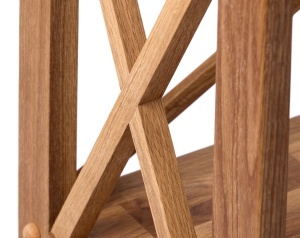 Dulap rafturi X-SHELF, Natural, 30x161x70 cm - Img 4