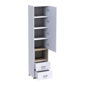 Dulap soldat Toscana Pako World Alb 50x42x222.5 cm - Img 3