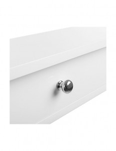 Etajera cu rafturi, Songmics, Alb, LWS65WT, 65 x 15 x 10 cm - Img 5