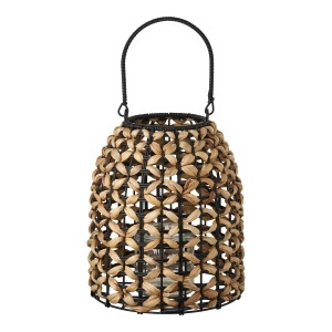 Felinar decorativ Pinto, Natural, 24x24x28.5 cm - Img 4