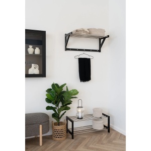 Felinar Lucena, Negru, 16x16x36 cm - Img 2