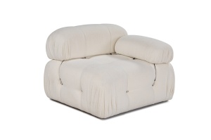 Fotoliu modular Bubble Alb - Img 3