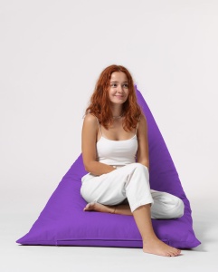 Fotoliu puf de gradina Pyramid Violet 145x90x35 cm - Img 9