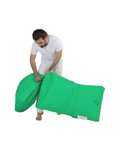 Fotoliu puf de gradina Siesta Verde 180x55x40 cm - Img 4