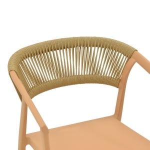 Fotoliu Sillia, Pako World, Cappuccino, 55x52x74 cm - Img 6
