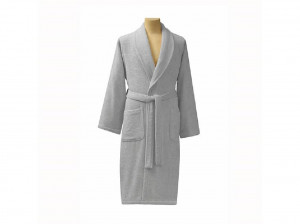 Halat de Baie, Unisex, Soft Gri, Diverse Marimi (Bumbac 100%)