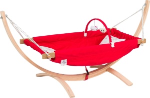 Hamac bebelusi Fethiye Rosu 135x56 cm - Img 2