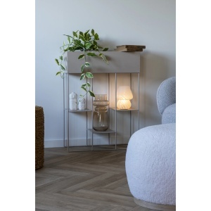 Jardiniera etajata pentru plante Planter, Nisip, 60x25x80 cm - Img 3