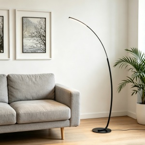 Lampadar LED, Archer, Pako, Negru 70x28x165 cm