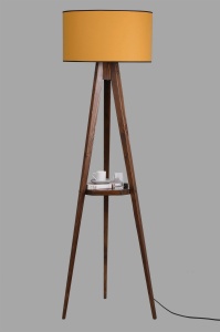 Lampadar Sehbali Portocaliu 26x26x65 cm - Img 3