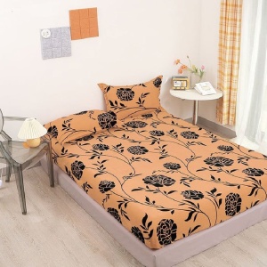 Lenjerie cu elastic 180x200 cm, Kraya 6 Piese (Cocolino) - Img 3