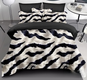 Lenjerie Zebra Chic 6 Piese (Finet)