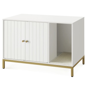 Litiera Alb Feandrea 80x50x55 cm
