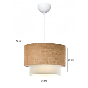 Lustra AYD-2999v Bej 70x30x20 cm - Img 3
