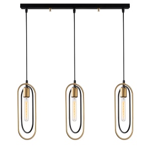 Lustra Cerco Negru 64x8x132 cm - Img 2