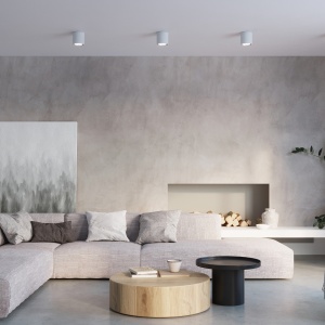Lustra Cullo din beton Gri 14x14x14 cm - Img 6