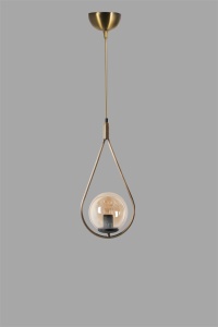 Lustra Damla Alb 70x20 cm - Img 2